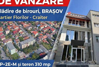 BRASOV, Cartier Florilor-Craiter, Cladire de birouri D+P+2E+M si teren 310 - 1