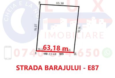 ID 7529 Teren INTRAVILAN pe Strada Barajuluiu - E87