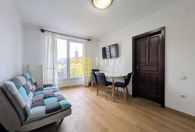 Apartament cu 2 camere nedecomandat, mobilat în Ultracentral