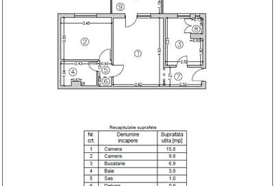 Apartament 2 camere 45 mp, str. Sighisoara nr. 1 Arad - 4