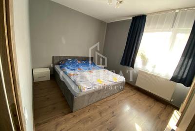 Apartament cu 2 camere semidecomandat, mobilat în Florești