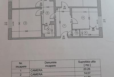 3 camere - 13 septembrie - Aleea Botorani - 8