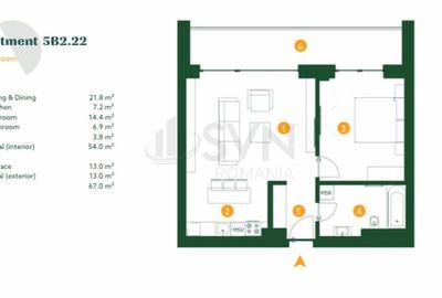 REA1028788 Apartament 2 camere Premium The Ivy - JANDARMERIEI - 10
