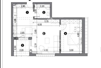 Apartament 2 camere, bloc cu lift, 50mp, zona Freidorf din Timisoara - 6