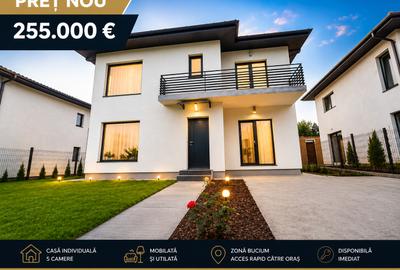 Casă individuală cu 5 camere în Bucium