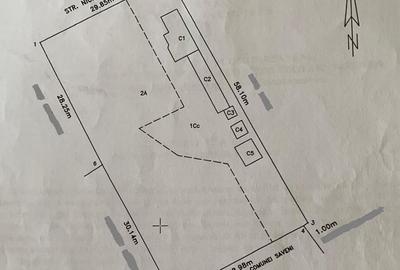 Casa paianta locuibila. Teren 1772 mp, desch. 30 ml. Asfalt, curent, apa, canal. - 37