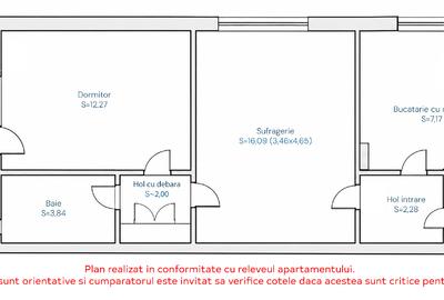 Apartament cu 2 camere decomandat în Independenței