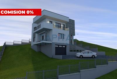 Vila superba, 5 cam, D+P+E, garaj, panorama frumoasa! - 1