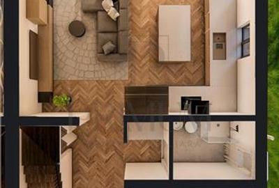 Duplex spatios - Cartier Plopi - toate utilitatile - 6