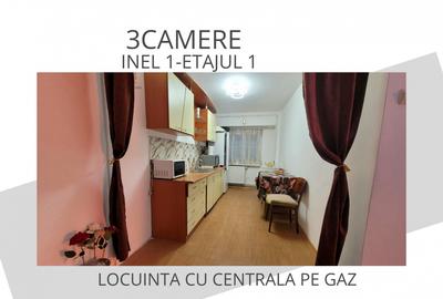 3 camere, etaj 1, centrală proprie, termen lung – EDEN - 1