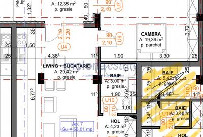 Apartament 2 camere, 58 mp, finisat, Valea Chintăului, ansamblu privat cu barie! - 8