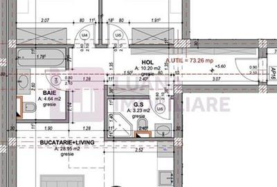 Apartament 3 camere | Doamna Stanca | etaj 2 | incalzire pardoseala | 2 - 5