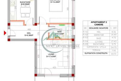 Apartament 2 camere, Sanpetru Residence - 3