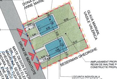 Teren cu autorizatie de construire pentru 2 locuinte individuale - 3