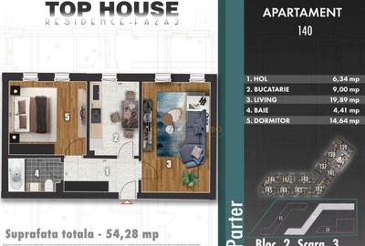 Vanzare apartament cu 2 camere, bloc finalizat, langa parc,Metalurgiei - 6