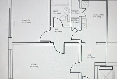 Apartament 2 camere, decomandat, zona Donath - 4