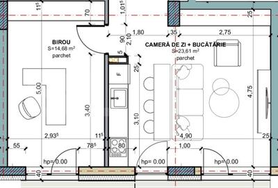 Apartament 2 camere, terasa 18 mp, comision 0, Terra Gardens Oasului - 4