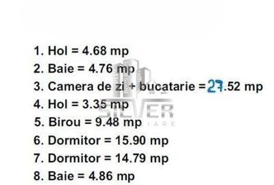 Apartament cu 4 camere /85.5mp/zona Sub Cetate. - 14