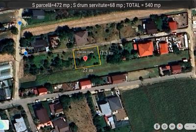 Proprietar, vând 540 mp intravilan utilități(gaze, curent) la Gulia (Tărtășești) - 2