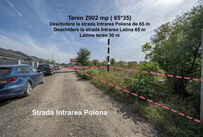 Teren 2002MP*deschidere 65m la 2 strazi*adiacent Rascoala 1907*Utilitati - 1