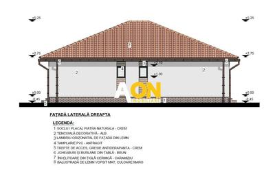 Teren 600 mp, proiect casă 4 camere + autorizație și utilități, Ciugud - 8