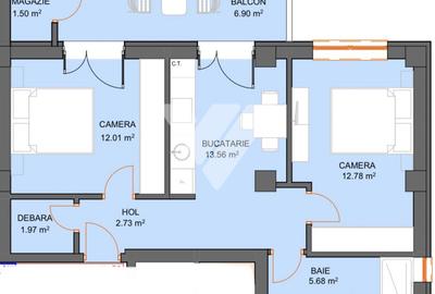Investitie - Apartament 2 dormitoare, etaj 1, parcare - Doamna Stanca - 6