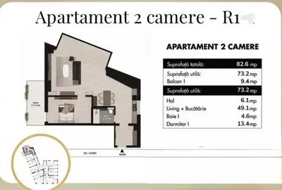 Unirii 2 camere premium sut 82,60 mp  | Finisaje top + smart home - 9
