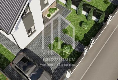 Casa cu 5 camere, 3 bai, terasa - 120 mp, teren 340 mp - Sura Mare - 9