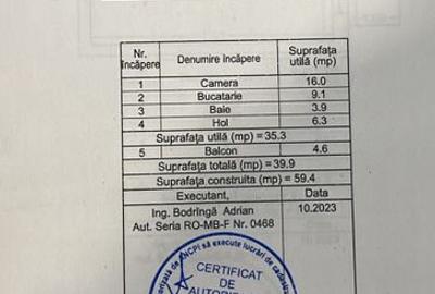 Garsonieră Riflaje - Exigent Plaza Faza 5 - FINISATA - 2