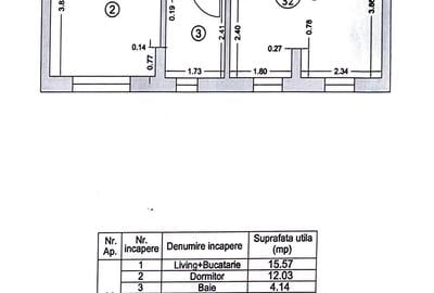 Apartament tip studio | Popesti-Leordeni | Mobilat si utilat | Centrala - 13