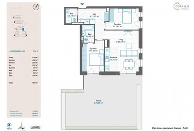Apartament 3 camere cu terasa impresionanta de 78 mp - 6