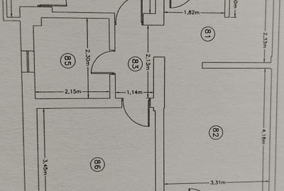 Apartament cu 2 camere decomandat, mobilat în Obcini