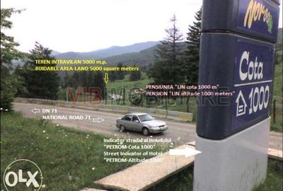 Sinaia | Teren intravilan 5.000 mp | DN71 | Cota 1000 - 4