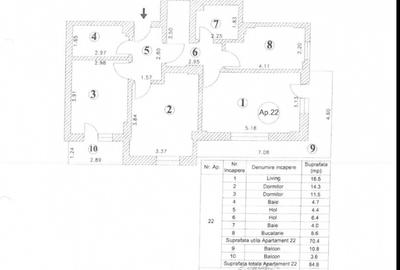 Apartament 3 Camere Bragadiru | 2 Bai | 2 Balcoane | Centrala | Loc de Parcare - 27