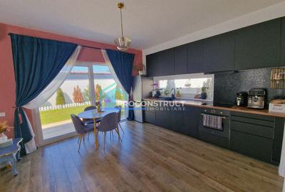 Duplex modern pe parter | 3 camere + birou | 83 mp utili | teren 300 m - 1