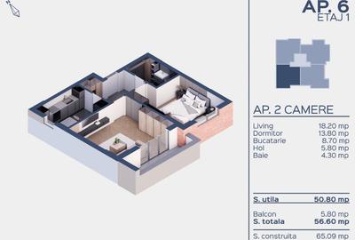 Prelungirea Ghencea-Apartament Nou-Comision 0% - 6