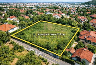 Exclusivitate! Teren 810 mp cu front de 26 m! Vis a vis de parc! - 1
