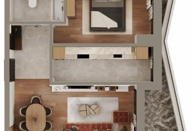 Apartament 2 camere,Complex Rezidential ,zona Dacia - 2