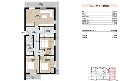 Brancoveanu  langa LIDL si Restaurant MORFEO ! 4 Camere Decomandat LUX - 6