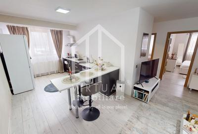 Apartament cu 3 camere, 57mp utili+balcon, mobilat, Tilisca - 5