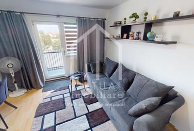 Apartament 2 camere - 41 mp utili + balcon, mobilat si utilat - 11