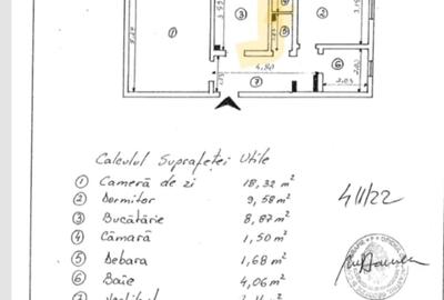 APARTAMENT 2 CAMERE  5/10 55MP BL 1982 REABILITAT TERMIC 3 MINUTE METROU PARC - 11