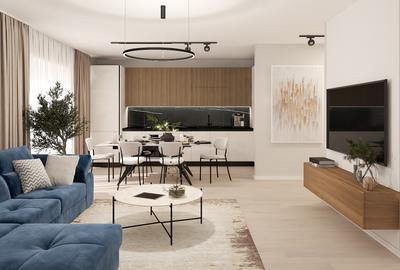 Apartament cu 3 camere decomandat în Pipera