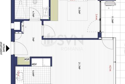 REA1027097 Apartament 2 camere Fabrica de Glucoza Barbu Vacarescu - 11