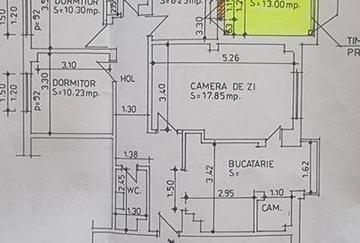 Vand apartament 4 cam. ,Topoloveni, etaj 1, ultracentral, langa Profi - 13