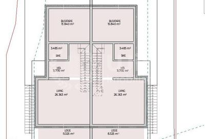 Teren intravilan 709mp autorizat pentru duplex | Borhanci - 4