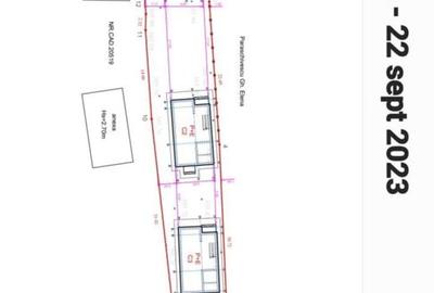 Teren 1000 mp cu Autorizatie valabila de Construire pentru 3 Case P+1 - 4