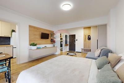 Apartament cu 1 camere semidecomandat, mobilat în Sânpetru