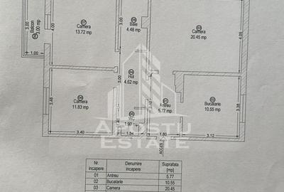Apartament cu 3 camere, 2 bai, decomandat, centrala proprie, Sagulu - 11