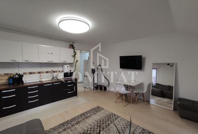 Apartament cu 3 camere semidecomandat, mobilat în Iris